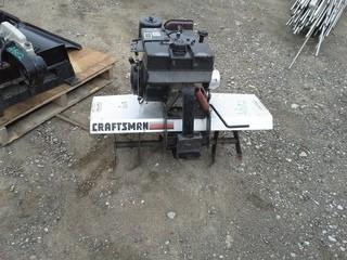 Craftsman Gas Powered Hitch Attachment Rototiller 8hp. 