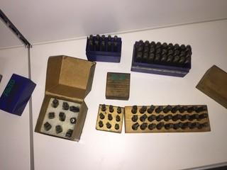 Lot of Assorted Steel Stamps.