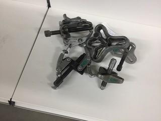 Lot of (1) 2 Jaw Flange Puller, (1) 3 Jaw Flange Puller.