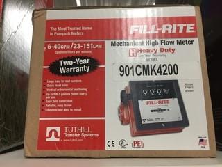 Fill-Rite Mechanical Flow Meter, New.