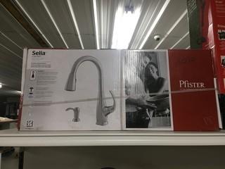 Pfister Selia Pull-Down Kitchen Faucet, New.