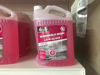 Lot of (3) 3.78L Co-Op Summer Windshield Wash.