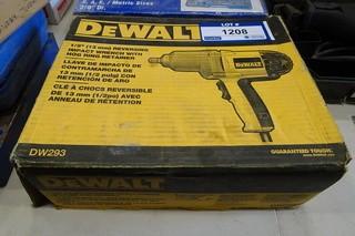 Dewalt Reversing Impact Wrench 1/2" Drive (20V AC?DC) New # DW 293