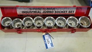 9 PC 3/4" Drive Jumbo Socket Set