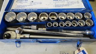 Jet 21 PC 3/4" Drive Socket Set SAE # SW7521