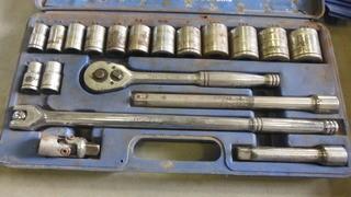 Westward 20 PC 1/2" Drive Socket Set SAE SK 1220