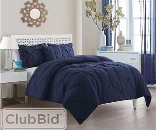 Willa Arlo Interiors Pamella 4 Piece Comforter Set - Navy - King(WRLO8159_22815177_22815183)