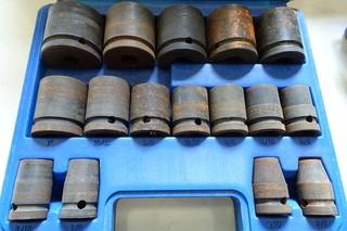 Westward 17 PC 1/2" Drive Impact Socket Set PSK 1217