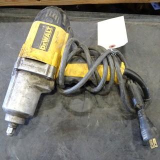 Dewalt 1/2" Drive Electric Impact Wrench 120 AC/DC # DW 293