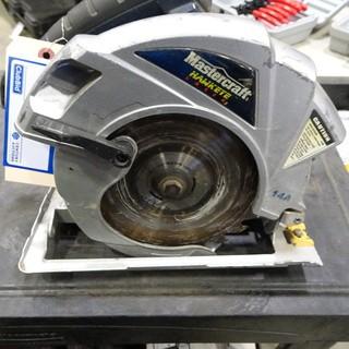 Master Craft 7 1/4 Circular Saw Hawkeye Laser 120 V AC #14A