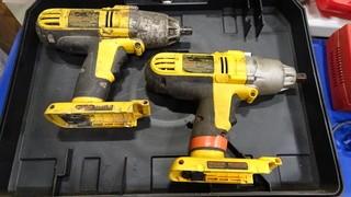 Dewalt H.D. 1/2" Drive 36V Cordless Impact Wrench X2 c/w case (Note: No Charger) #DC800