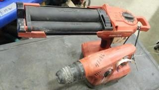 1-Hilti TE4A-18 Cordless Hammer Drill, 1-Hilti HDE 500-A22 (applicator) c/w charge and Battery