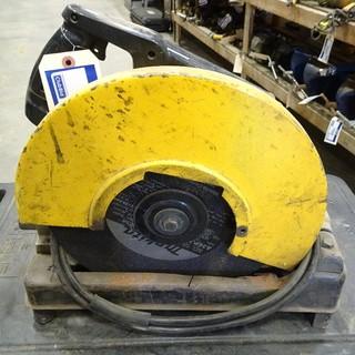 Dewalt 14" Cut Off Saw 120v AC/DC #DW870