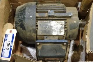 Toshiba Electric Motor 1HP 3/Phase 575V - 1.3A (Manf 08/13)