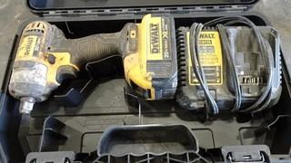 Dewalt Cordless Impact Wrench 20V #DCF880H, c/w 1 battery, charger and case