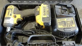 Dewalt Cordless Impact Wrench #DCF880H, c/w 1 battery, charger and case