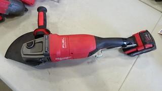 Milwaukee (1) Cordless Angle Grinder, (1) Cordless Drill, (1) Cordless Impact Wrench, 18V, c/w 2 batteries and 1 charger