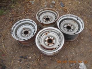 (4) Chev Rally Wheels. 