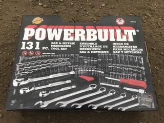 131 Pc. Powerbuilt Mechanic Tool Set. 