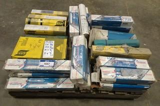 Quantity of Welding Rods, Multiple Sizes, Total of (47) boxes