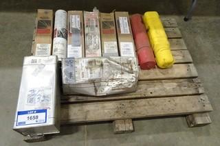 Quantity of Welding Rods, Multiple Sizes, Total of (10) boxes