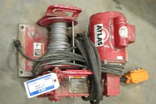 Atlas Construction Winch #4WP2T8-2000-8 115V AC