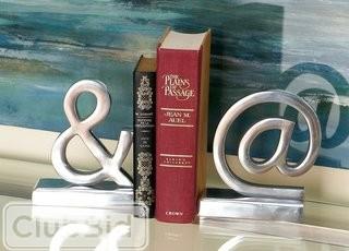 Birch Lane Aluminum Book Ends (BL20666)