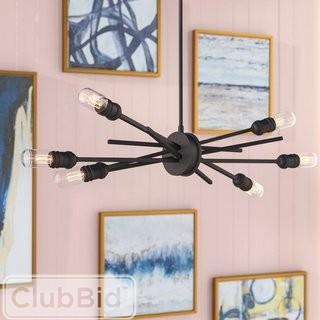Mercury Row Byler Modern 6-Light Sputnik Chandelier (MCRW5750)