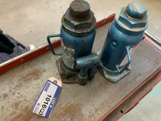 Qty Of (2) Westward 12-Ton Hydraulic Jacks