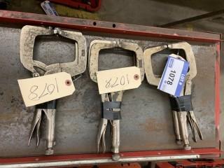 Qty Of Vise Grip Clamps