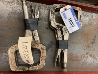 Qty Of Vise Grip Clamps