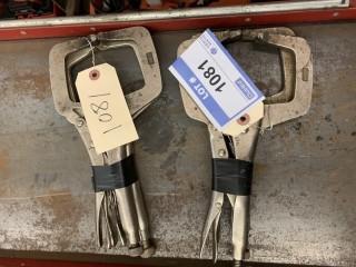 Qty Of Vise Grip Clamps