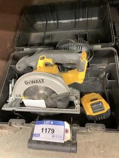 Dewalt Cordless Circular Saw C/w Battery And Charger