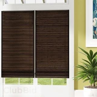 Bloomsbury Market Chocolate Roman Shade (BBMT2466_22280384)