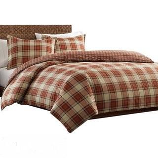 Eddie Bauer Edgewood Plaid Duvet Cover Set King (ERB1287_12804003_12804002)