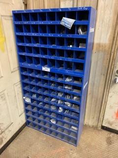 (2) 72 Compartment Bolt Bins