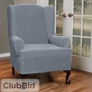 Red Barrel Studio T-Cushion Wing Chair Slipcover (RDBT6057_24072998)