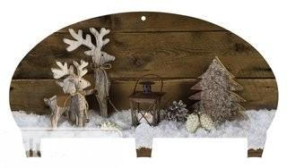 The Holiday Aisle Wooden Reindeer Christmas Stocking Holder (THDA5996)