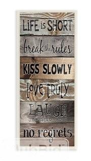 Andover Mills Love Truly' Textual Art Plaque 7"x17"(ADML8162_22759142_22759144)
