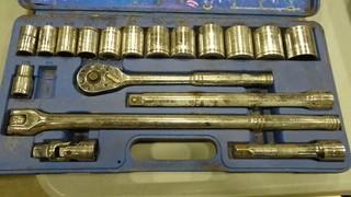 Westward 1/2" Drive Socket Set #SK1220 (some pc's missing)