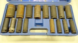 Westward 1/2" Drive Deep Impact Socket Set #PSDK1217