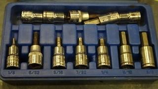 Westward 3/8" Drive Hex Bit Socket Set