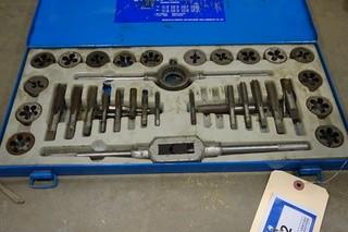 Westward 34PC Tap and Die Set #OK311 (some pc's missing)