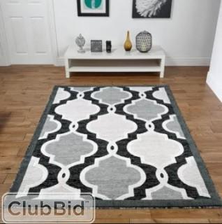 Segma Inc. Lillian Black Area Rug 1'10"x3' (SZQ1302_24136915)