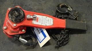 Dayton 1500lb Lever Chain Hoist