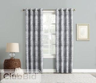 Sun Zero Darren Distressed Blackout Single Curtain Panel (SUNZ1292_24079482_24104256)