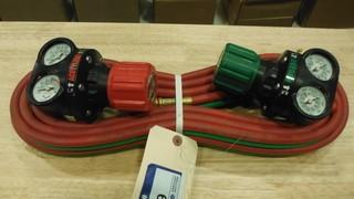 Victor Oxygen / Acetylene Hose with Regulators