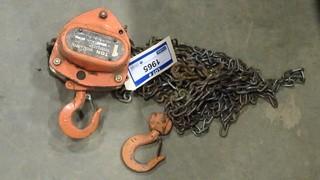 Vitali Intl. Chain Hoist 1 Ton