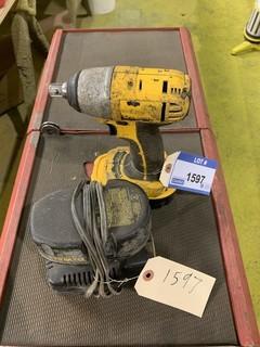 Dewalt 18V Cordless Impact C/w Charger And (2) Batteries