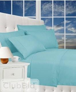 Celine Linen 1500 Thread Count Sheet Set Full Black (CLLI1003_18858215_18858599)